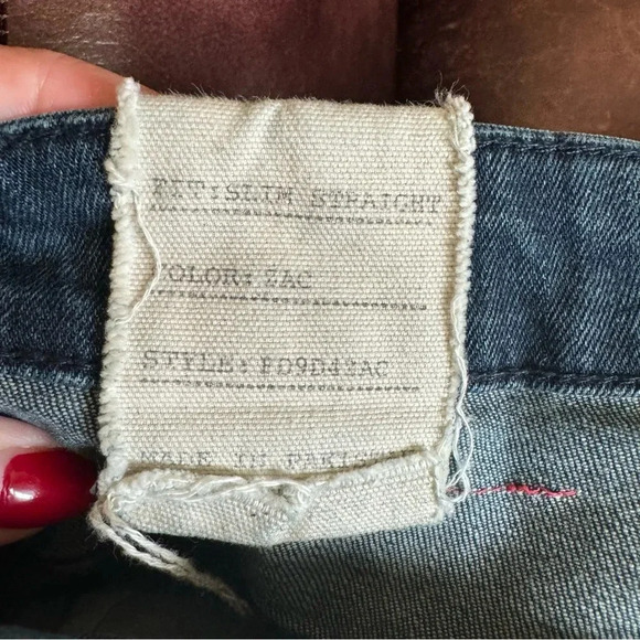 Free Planet Sustainable Men’s Slim Straight Denim Jeans - Picture 6 of 7